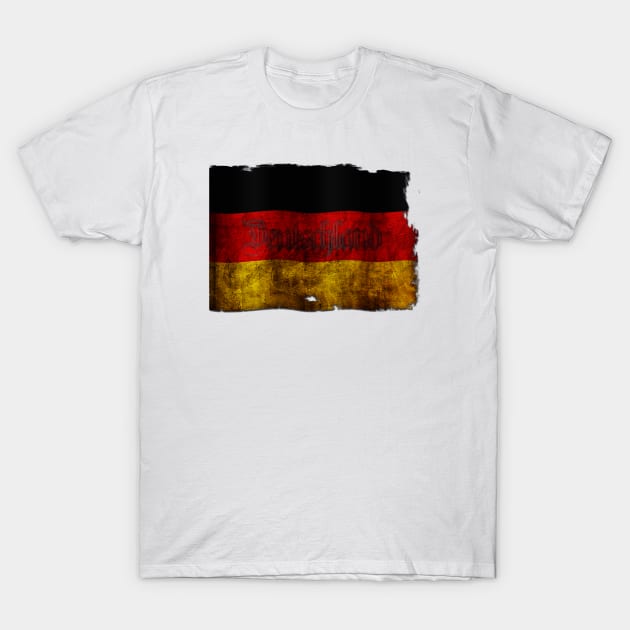 German Flag - Vintage... T-Shirt by pASob